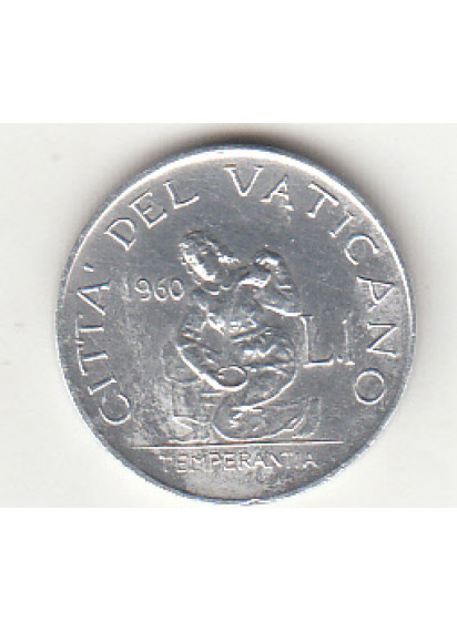 1960 - 1 Lira Vaticano Giovanni XXIII 1960 QuasiFdc